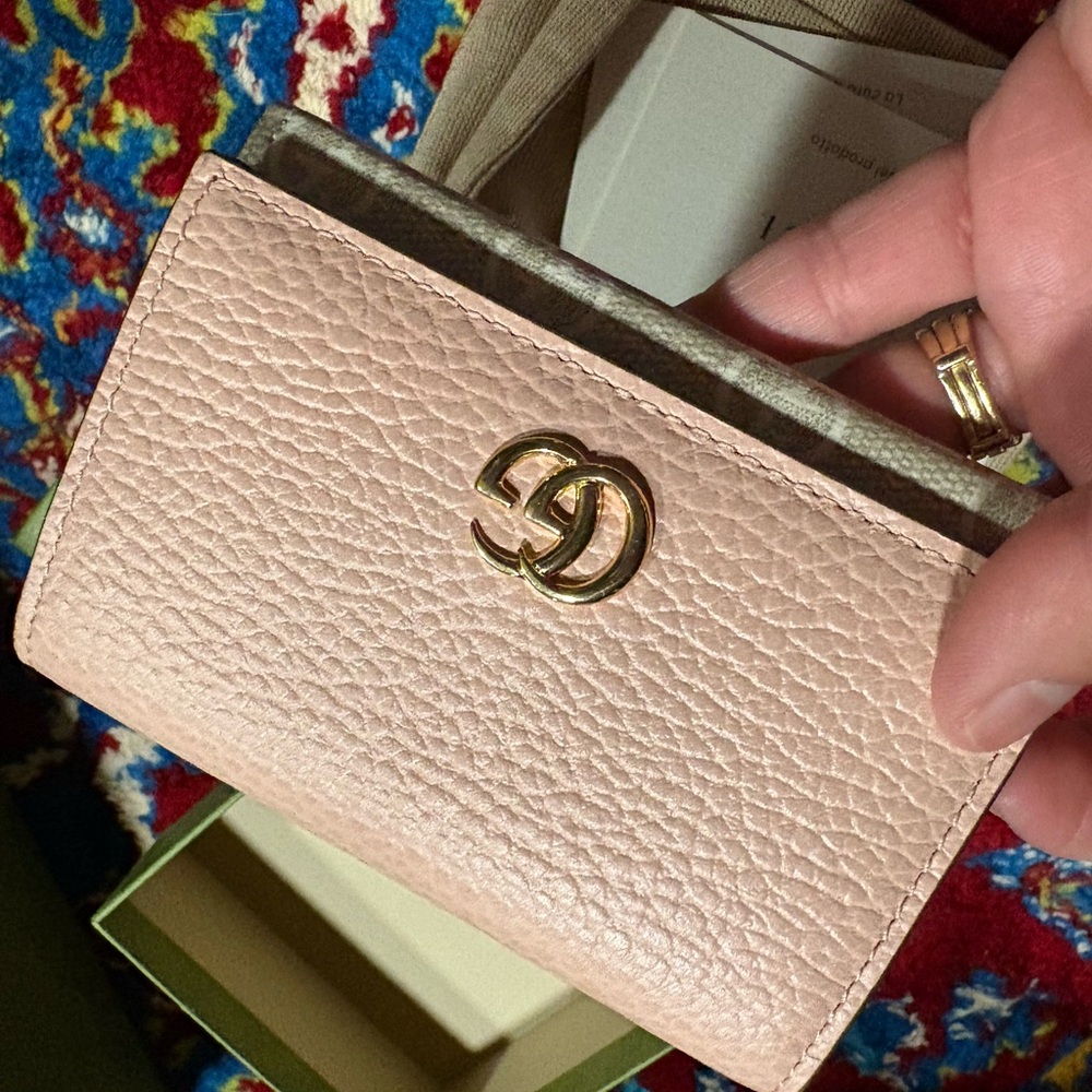 Gucci Pink Leather Wallet - Picture 4 of 7